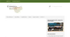 Desktop Screenshot of cambodiatribunal.org